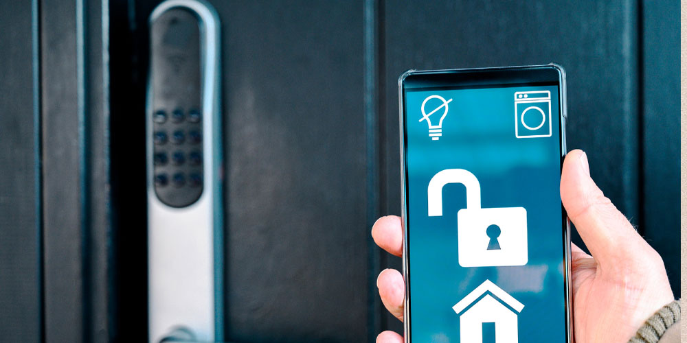 قفل درب هوشمند